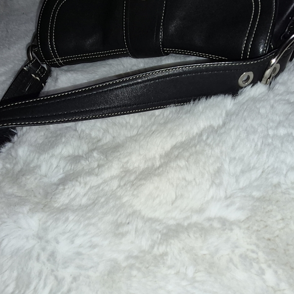 Coach Y2K Soho Black Leather Shoulder Bag - Picture 9 of 13